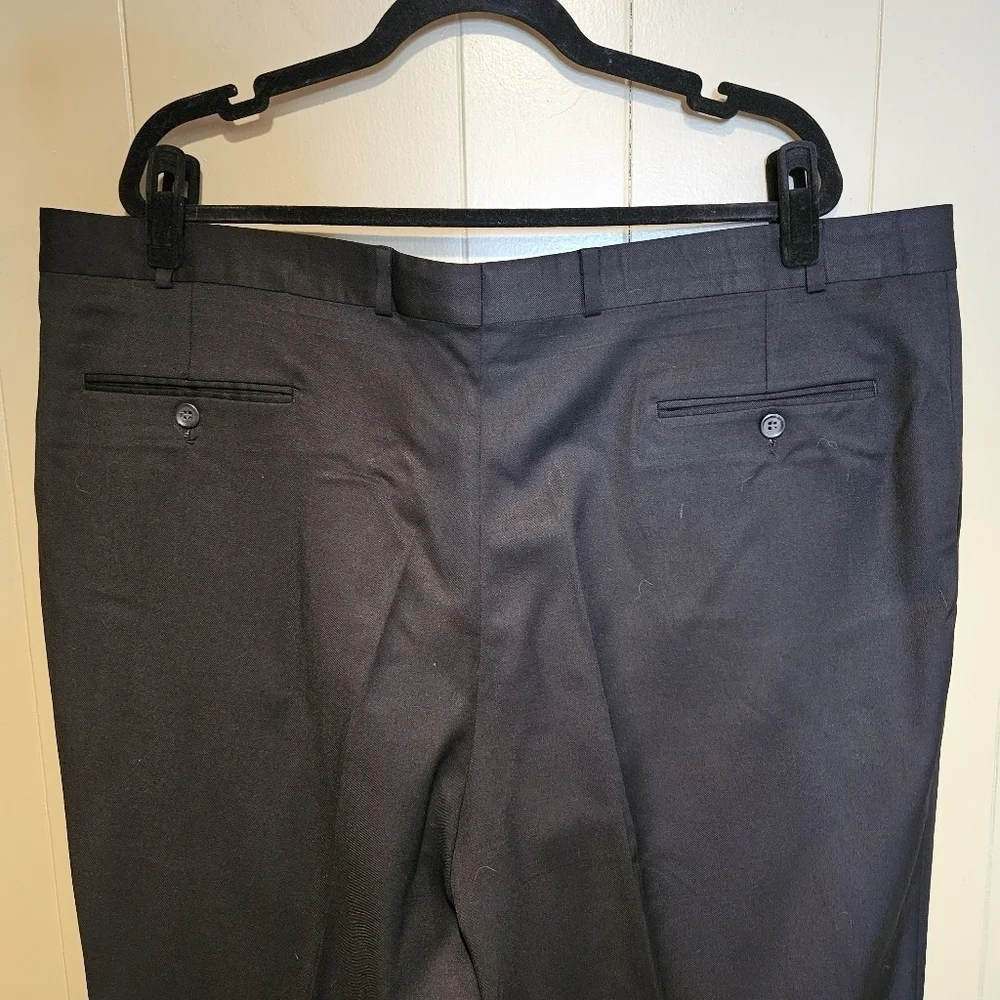 Franco Tossi Slack, Mens, Size 44, Black, Tailored Dress , Business, Formal,